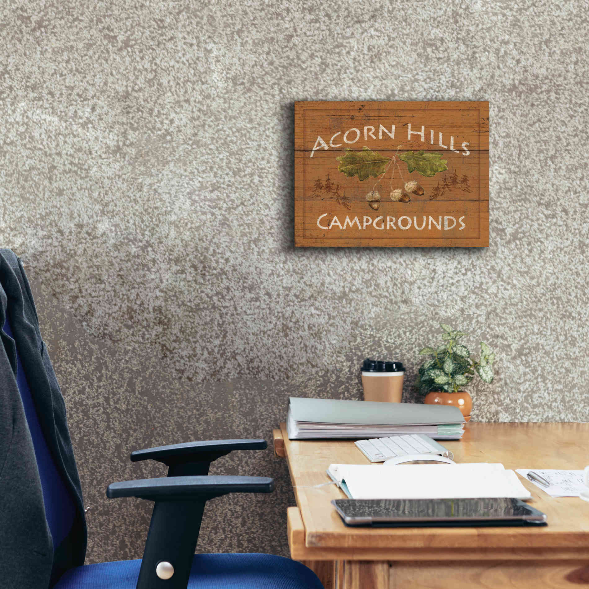 Epic Art 'Lodge Signs I' by James Wiens, Canvas Wall Art,16 x 12