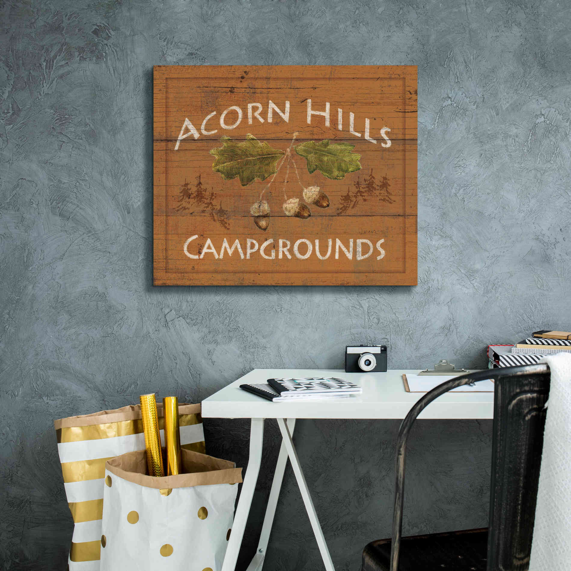 Epic Art 'Lodge Signs I' by James Wiens, Canvas Wall Art,24 x 20