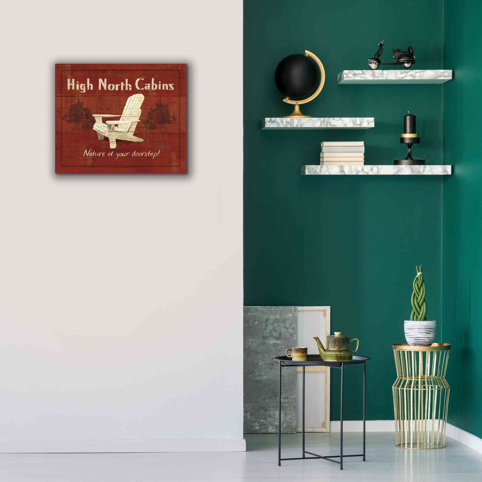 Epic Art 'Lodge Signs II' by James Wiens, Canvas Wall Art,24 x 20