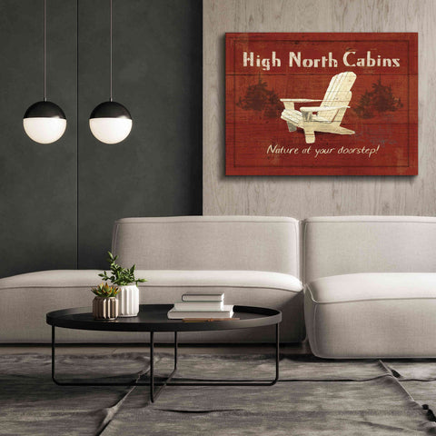 Image of Epic Art 'Lodge Signs II' by James Wiens, Canvas Wall Art,54 x 40