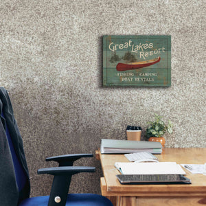 Epic Art 'Lodge Signs III' by James Wiens, Canvas Wall Art,16 x 12