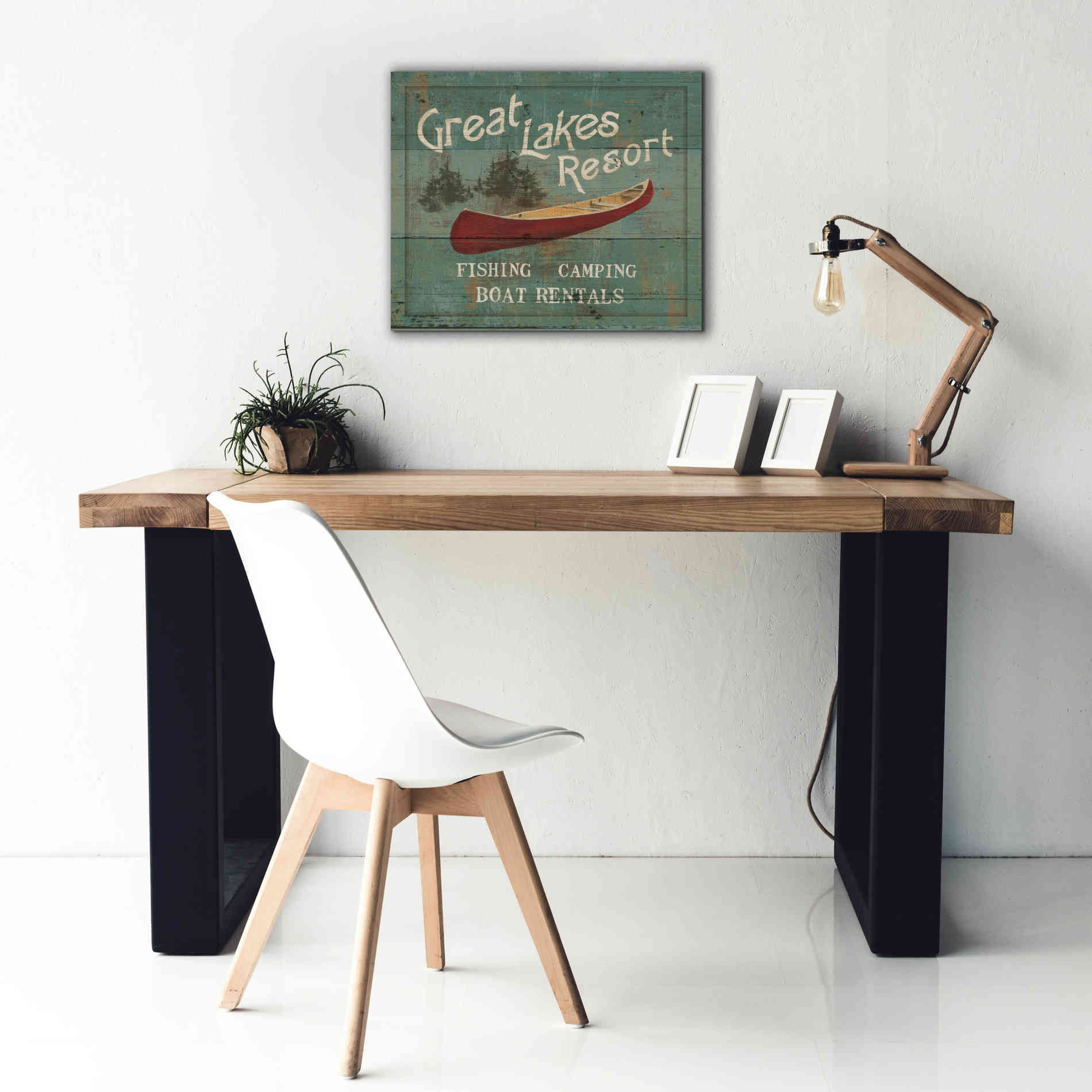 Epic Art 'Lodge Signs III' by James Wiens, Canvas Wall Art,24 x 20