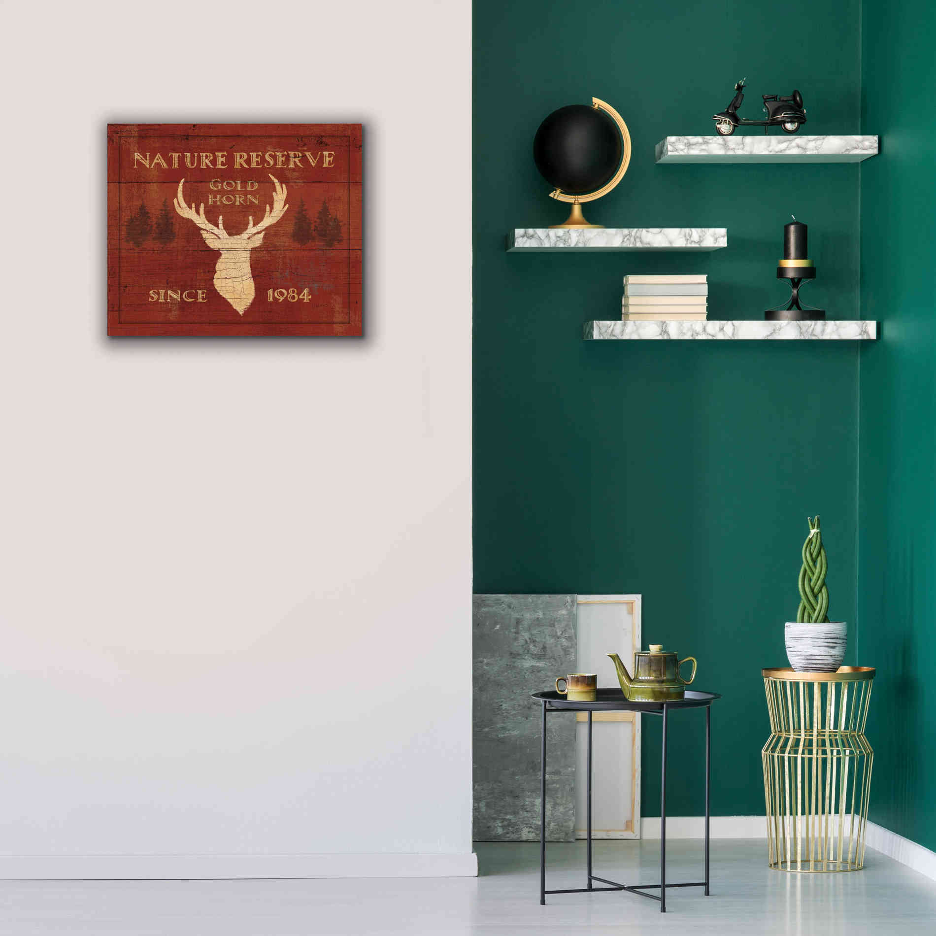Epic Art 'Lodge Signs IX' by James Wiens, Canvas Wall Art,24 x 20