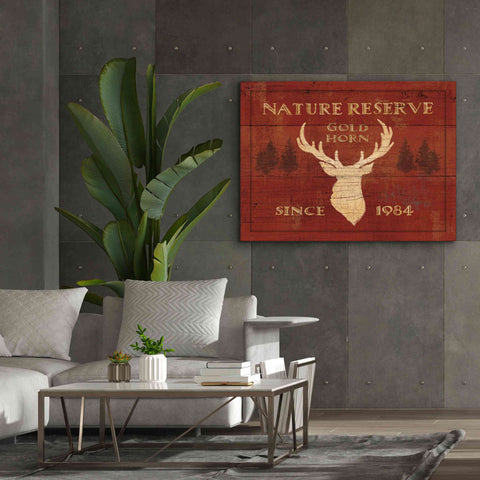Image of Epic Art 'Lodge Signs IX' by James Wiens, Canvas Wall Art,54 x 40