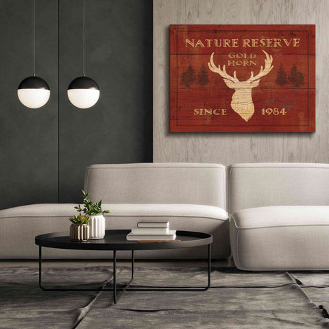 Image of Epic Art 'Lodge Signs IX' by James Wiens, Canvas Wall Art,54 x 40