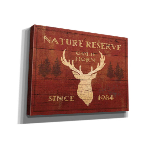Image of Epic Art 'Lodge Signs IX' by James Wiens, Canvas Wall Art,16x12x1.1x0,24x20x1.1x0,30x26x1.74x0,54x40x1.74x0