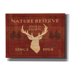 Epic Art 'Lodge Signs IX' by James Wiens, Canvas Wall Art,16x12x1.1x0,24x20x1.1x0,30x26x1.74x0,54x40x1.74x0