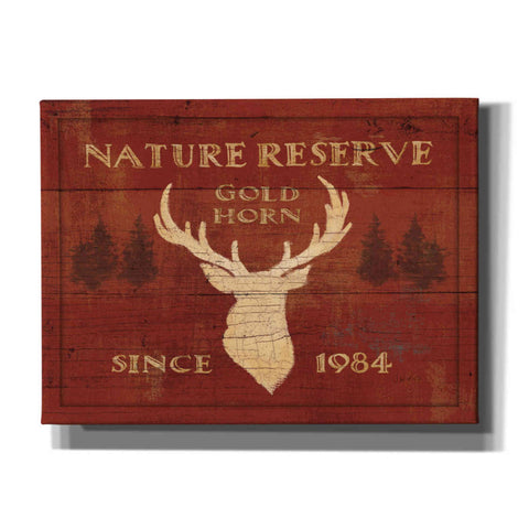 Image of Epic Art 'Lodge Signs IX' by James Wiens, Canvas Wall Art,16x12x1.1x0,24x20x1.1x0,30x26x1.74x0,54x40x1.74x0