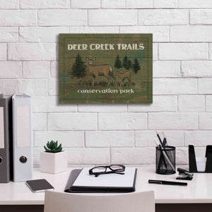 Epic Art 'Lodge Signs VIII' by James Wiens, Canvas Wall Art,16 x 12