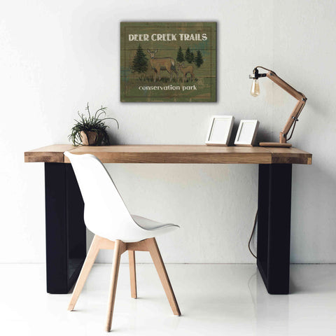 Image of Epic Art 'Lodge Signs VIII' by James Wiens, Canvas Wall Art,24 x 20