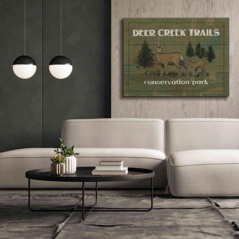 Image of Epic Art 'Lodge Signs VIII' by James Wiens, Canvas Wall Art,54 x 40