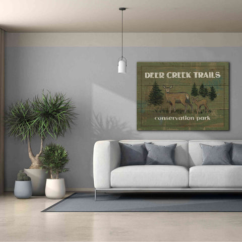 Image of Epic Art 'Lodge Signs VIII' by James Wiens, Canvas Wall Art,54 x 40