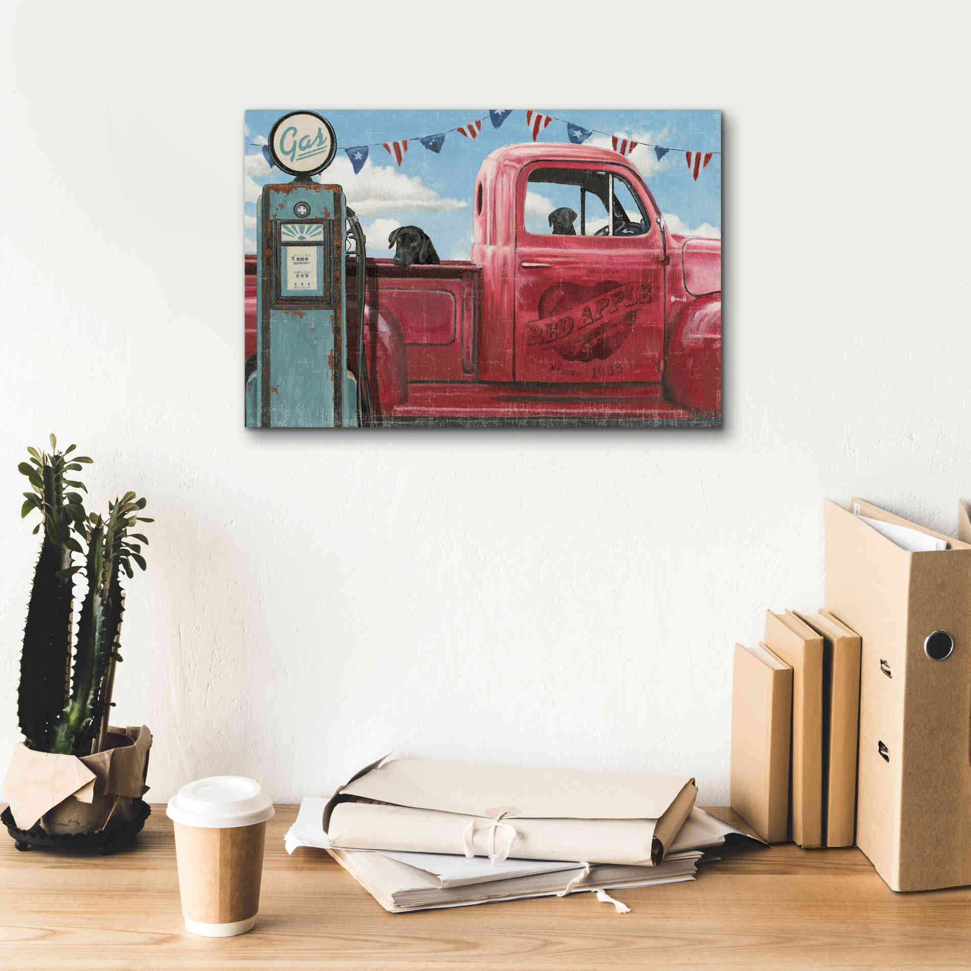Epic Art 'Lets Go for a Ride I' by James Wiens, Canvas Wall Art,18 x 12