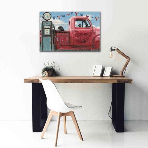 Image of Epic Art 'Lets Go for a Ride I' by James Wiens, Canvas Wall Art,40 x 26