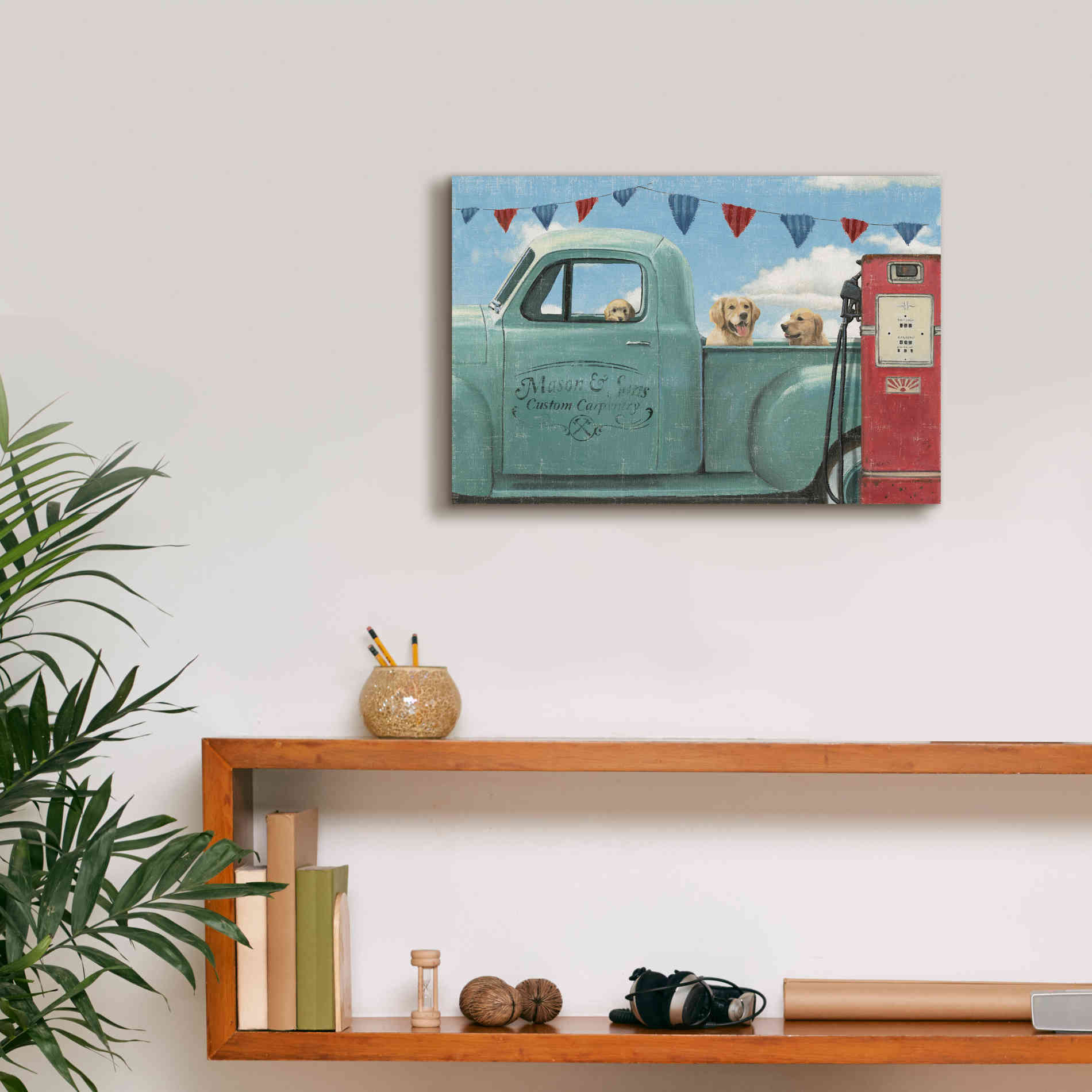 Epic Art 'Lets Go for a Ride II' by James Wiens, Canvas Wall Art,18 x 12