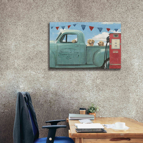 Image of Epic Art 'Lets Go for a Ride II' by James Wiens, Canvas Wall Art,40 x 26