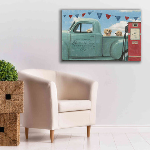 Image of Epic Art 'Lets Go for a Ride II' by James Wiens, Canvas Wall Art,40 x 26