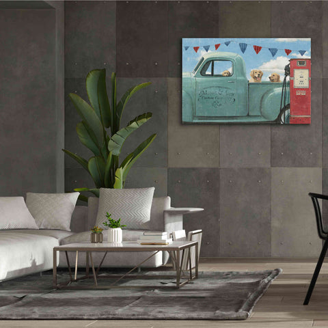 Image of Epic Art 'Lets Go for a Ride II' by James Wiens, Canvas Wall Art,60 x 40