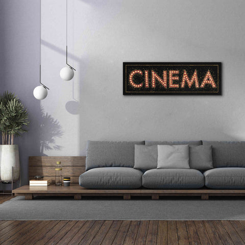 Image of Epic Art 'Cinema Marquee' by James Wiens, Canvas Wall Art,60 x 20