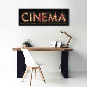Epic Art 'Cinema Marquee' by James Wiens, Canvas Wall Art,60 x 20