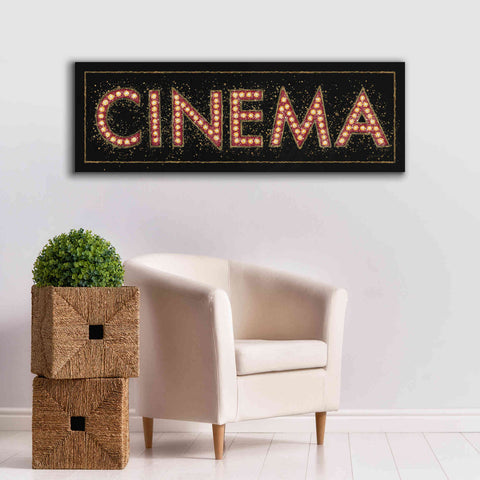 Image of Epic Art 'Cinema Marquee' by James Wiens, Canvas Wall Art,60 x 20