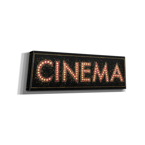 Image of Epic Art 'Cinema Marquee' by James Wiens, Canvas Wall Art,36x12x1.74x0,60x20x1.74x0