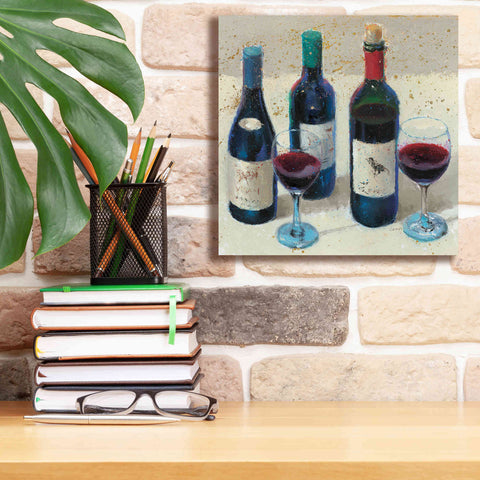 Image of Epic Art 'Wine Bouquet Light' by James Wiens, Canvas Wall Art,12 x 12