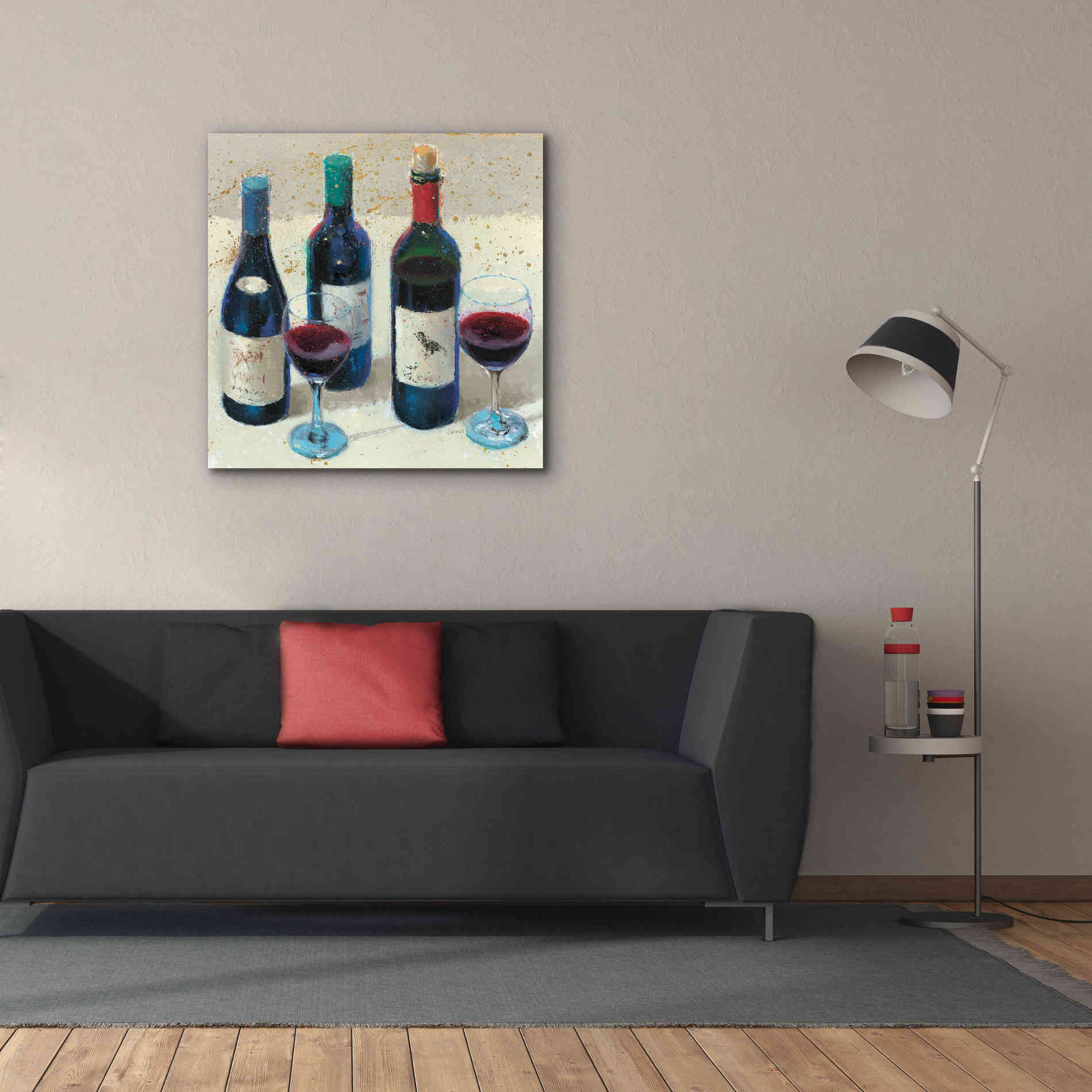 Epic Art 'Wine Bouquet Light' by James Wiens, Canvas Wall Art,37 x 37
