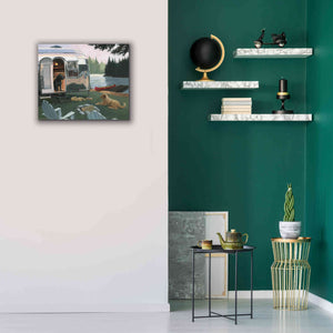 Epic Art 'Canine Camp' by James Wiens, Canvas Wall Art,24 x 20