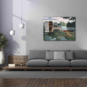 Epic Art 'Canine Camp' by James Wiens, Canvas Wall Art,54 x 40