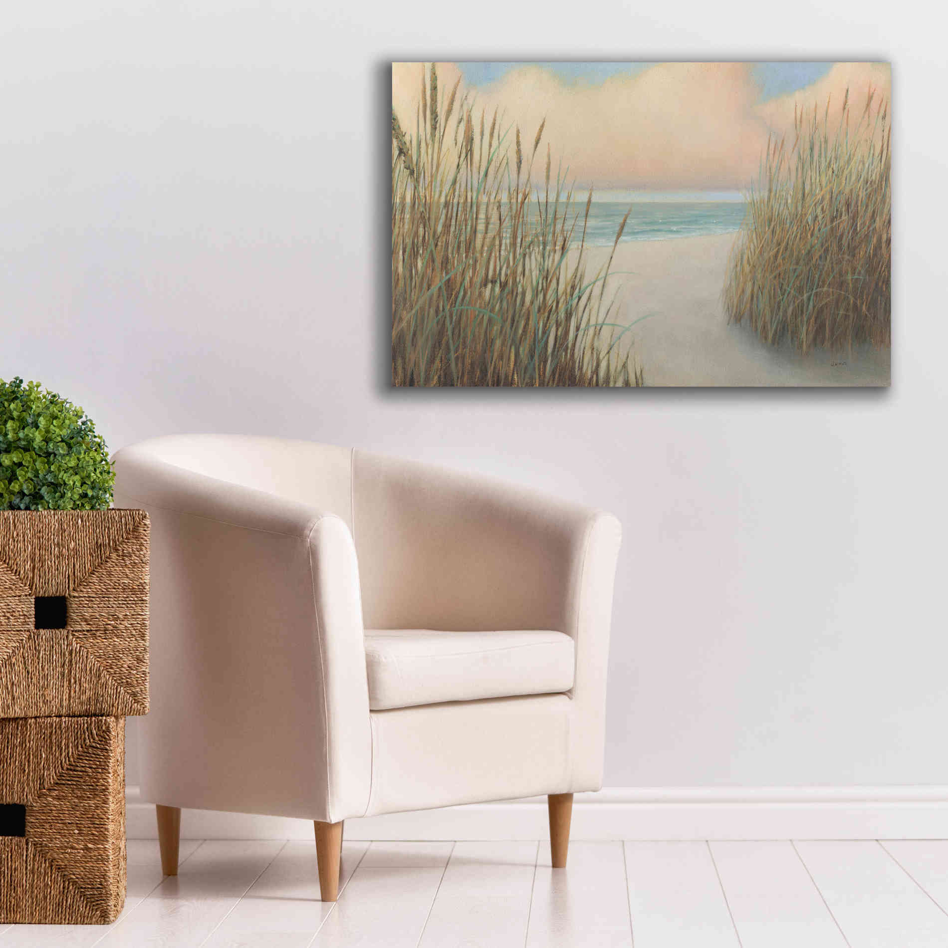 Epic Art 'Beach Trail I' by James Wiens, Canvas Wall Art,40 x 26