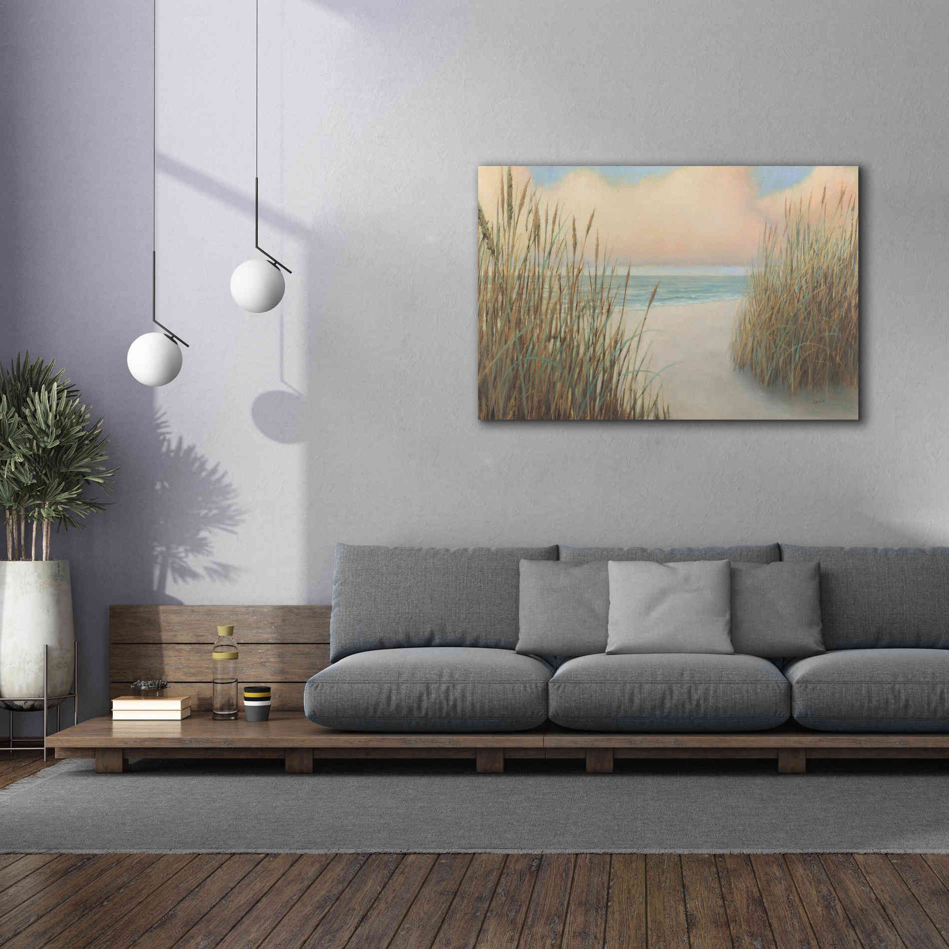 Epic Art 'Beach Trail I' by James Wiens, Canvas Wall Art,60 x 40