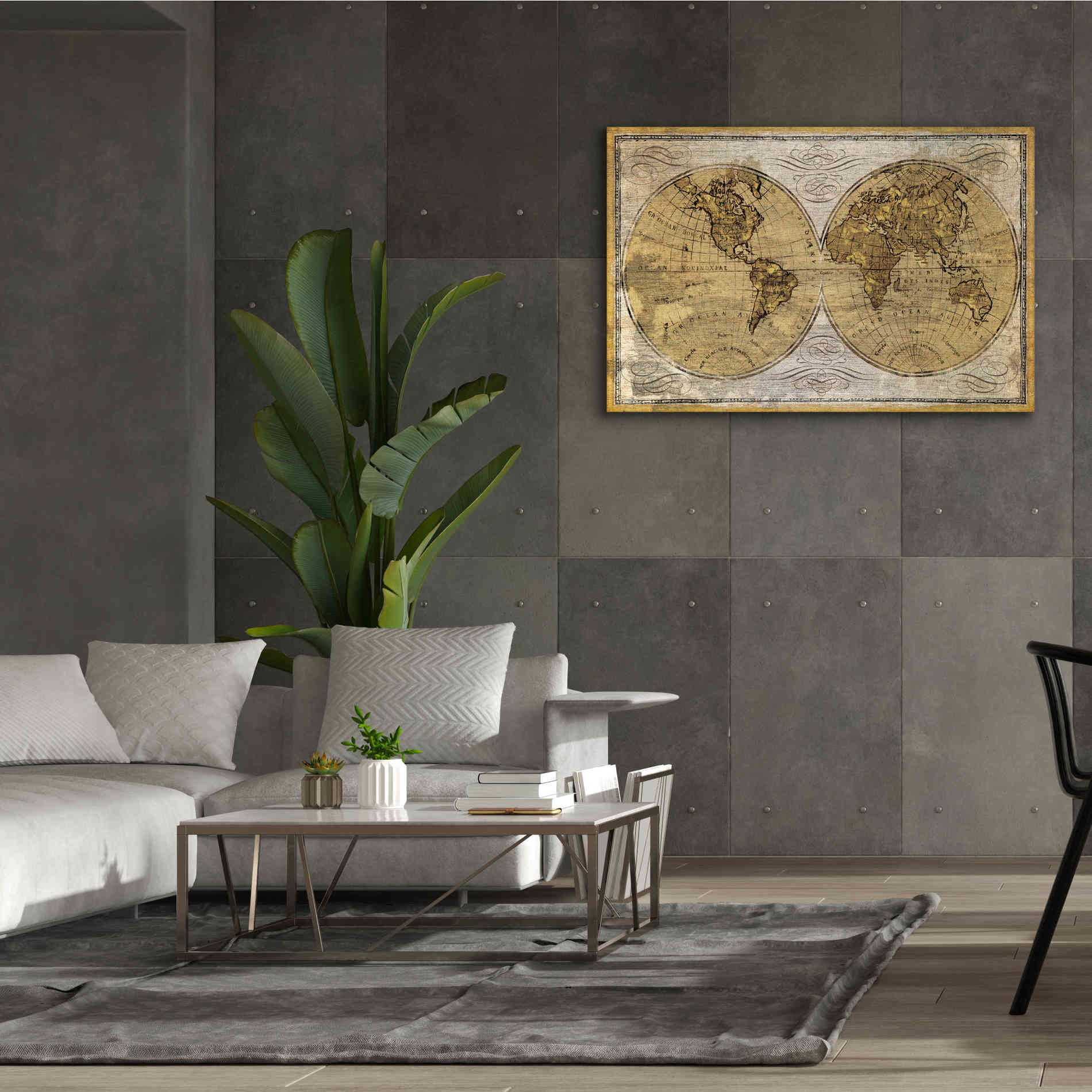 Epic Art 'Worldwide I' by James Wiens, Canvas Wall Art,60 x 40