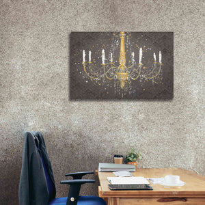 Epic Art 'Grand Chandelier Gray' by James Wiens, Canvas Wall Art,40 x 26
