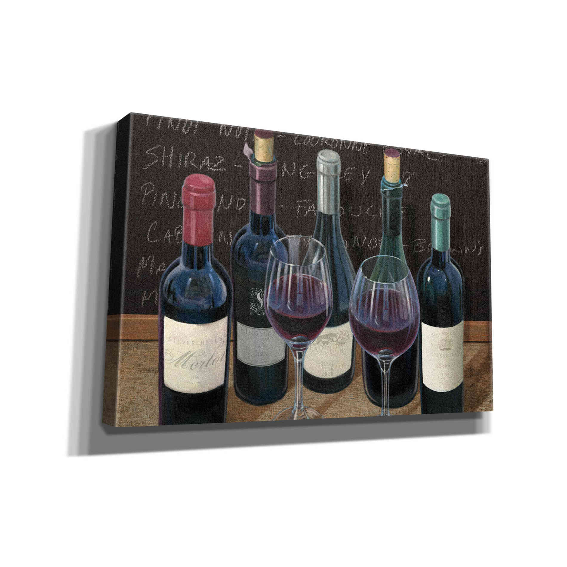 Epic Art 'Wine Spirit I' by James Wiens, Canvas Wall Art,18x12x1.1x0,26x18x1.1x0,40x26x1.74x0,60x40x1.74x0