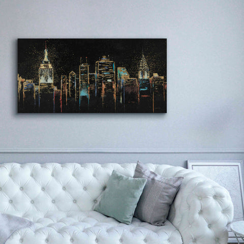 Image of Epic Art 'Cityscape' by James Wiens, Canvas Wall Art,60 x 30