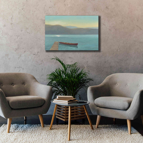 Image of Epic Art 'Zen Canoe II' by James Wiens, Canvas Wall Art,40 x 26