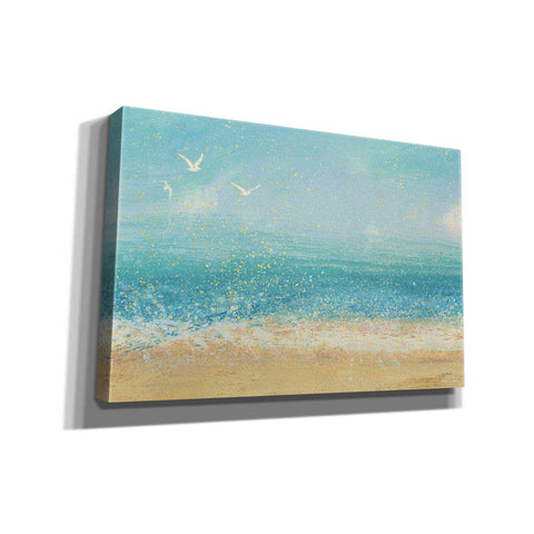 Image of Epic Art 'Splatter Beach I' by James Wiens, Canvas Wall Art,18x12x1.1x0,26x18x1.1x0,40x26x1.74x0,60x40x1.74x0