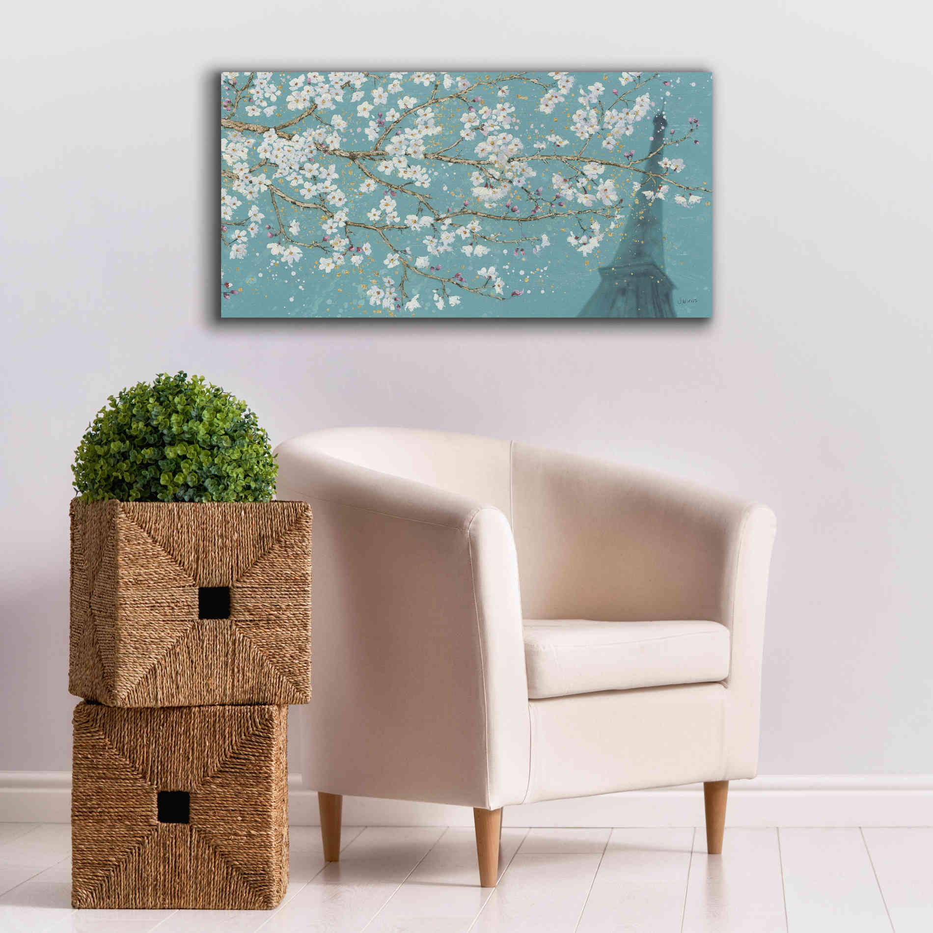 Epic Art 'April Breeze II' by James Wiens, Canvas Wall Art,40 x 20