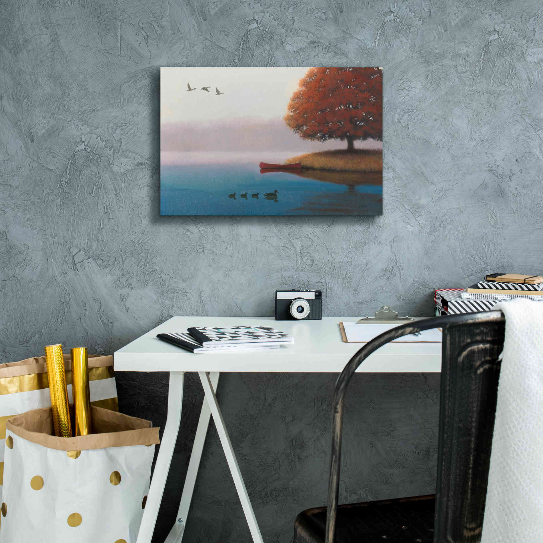 Epic Art 'Early in the Morning' by James Wiens, Canvas Wall Art,18 x 12