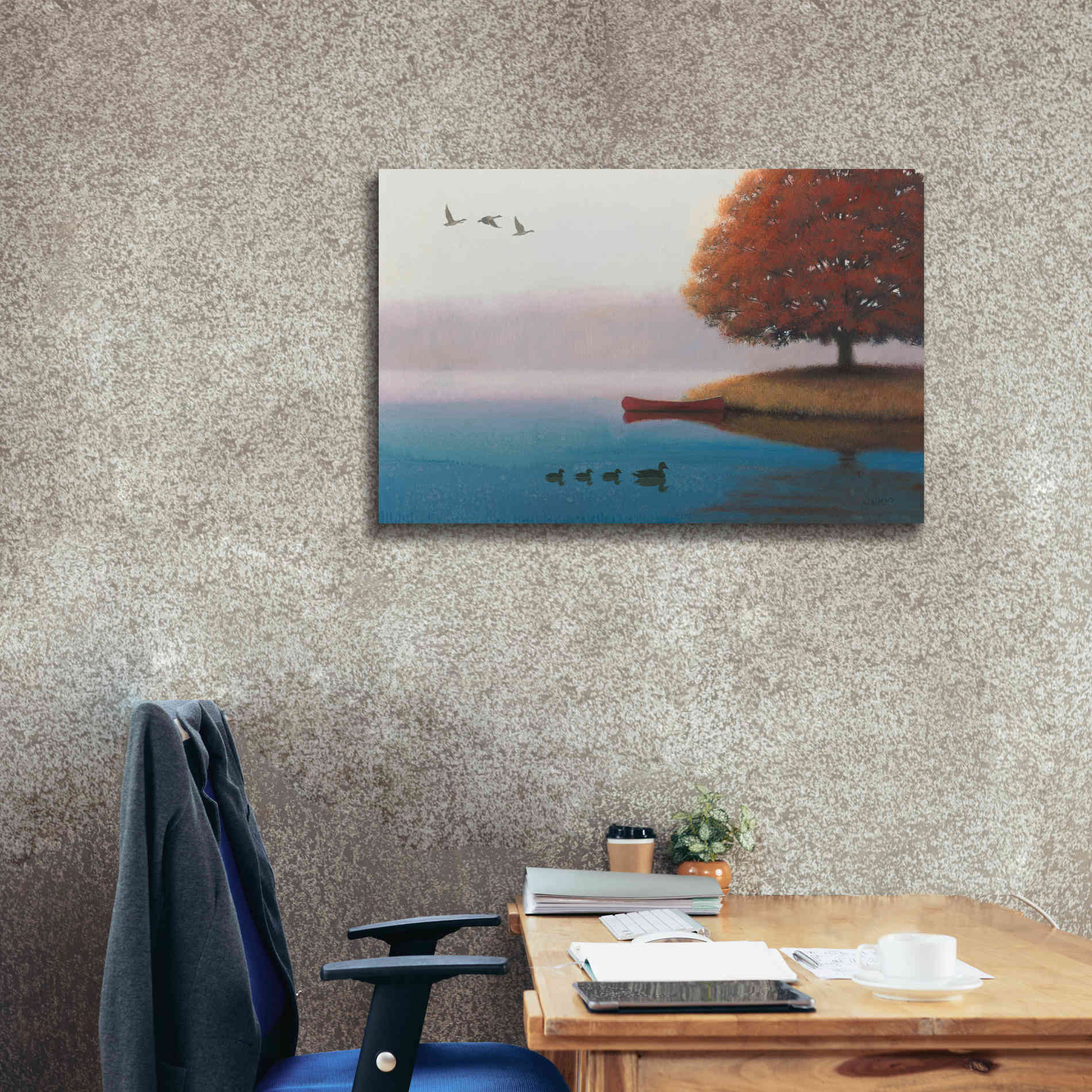 Epic Art 'Early in the Morning' by James Wiens, Canvas Wall Art,40 x 26