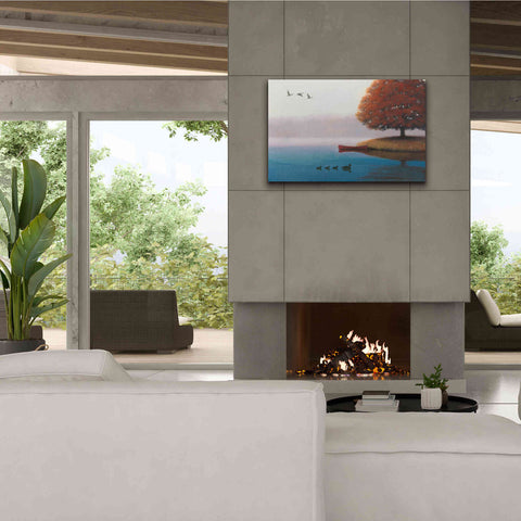 Image of Epic Art 'Early in the Morning' by James Wiens, Canvas Wall Art,40 x 26