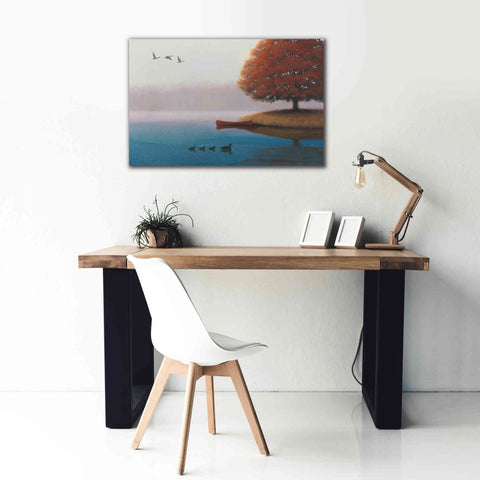 Image of Epic Art 'Early in the Morning' by James Wiens, Canvas Wall Art,40 x 26