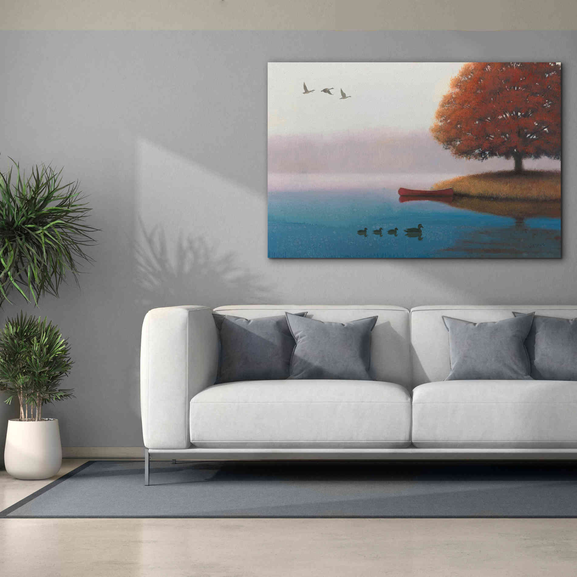 Epic Art 'Early in the Morning' by James Wiens, Canvas Wall Art,60 x 40