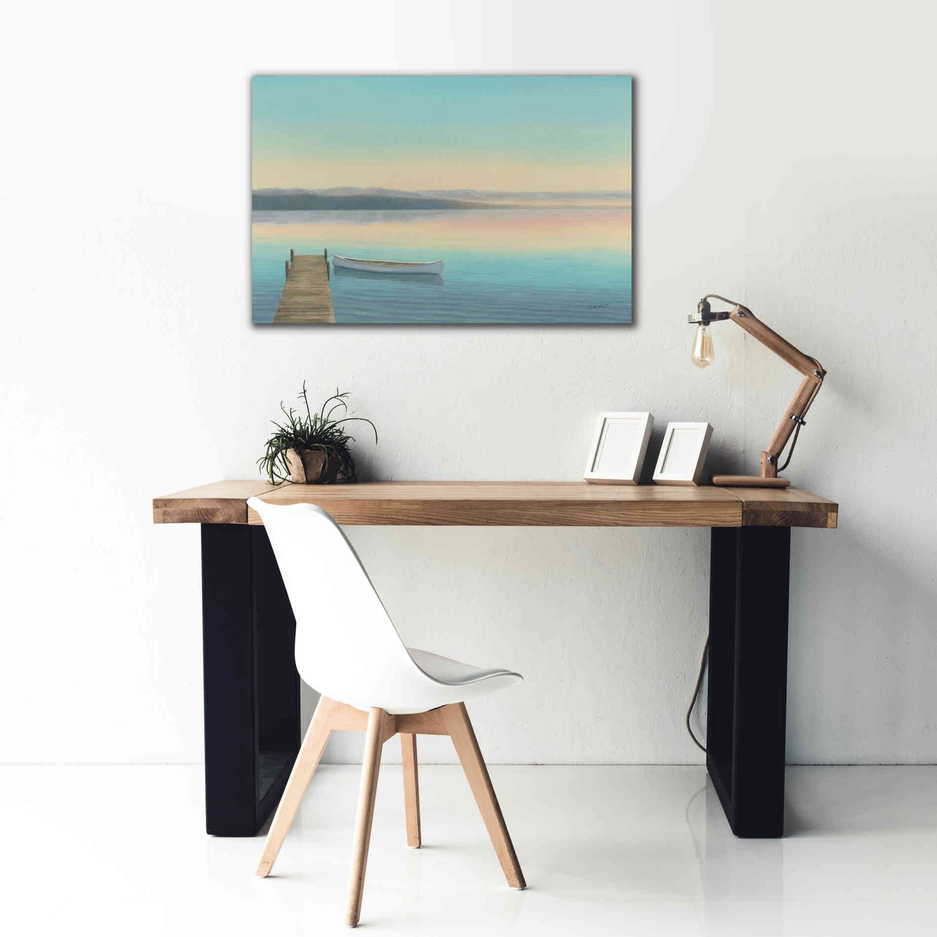Epic Art 'Zen Canoe I' by James Wiens, Canvas Wall Art,40 x 26