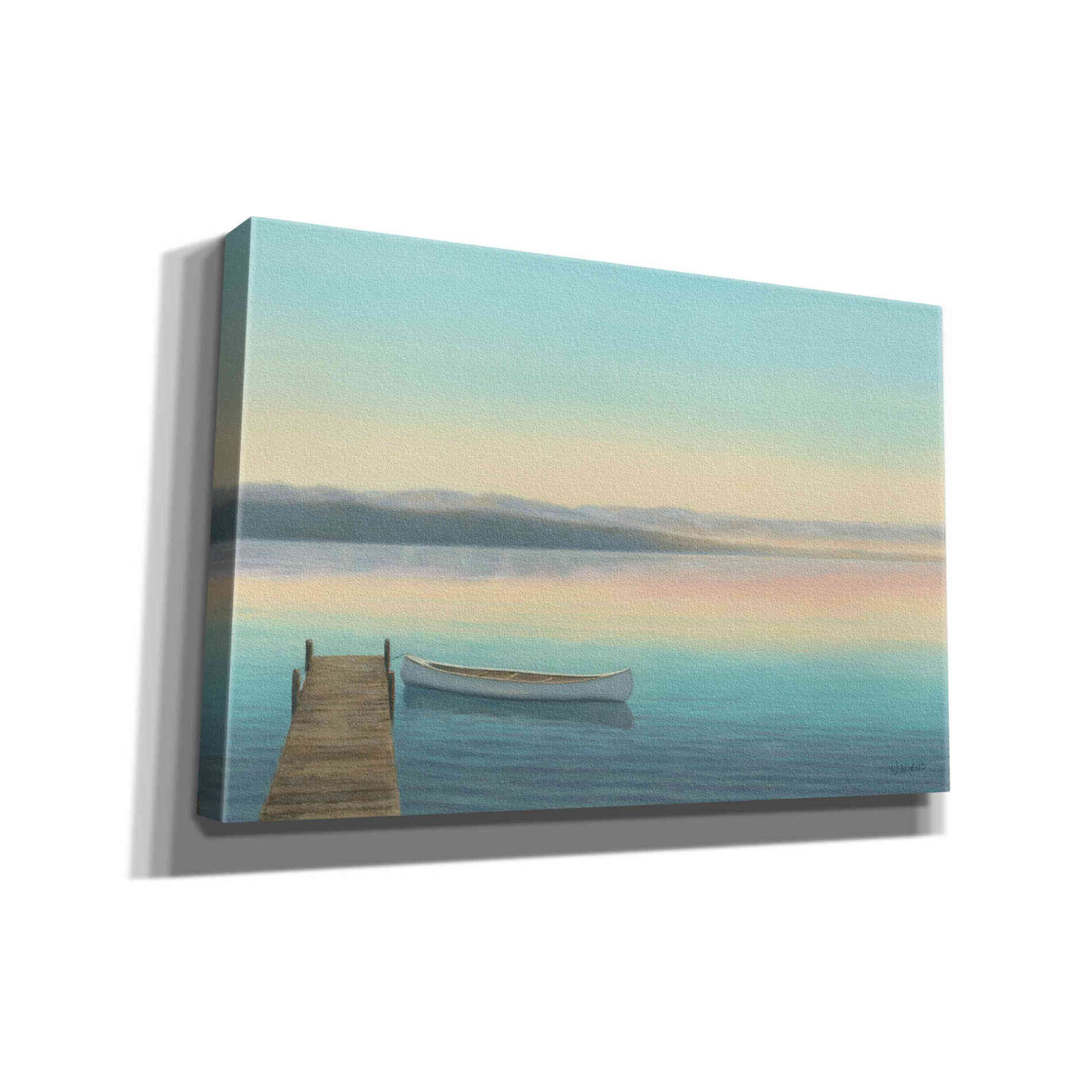 Epic Art 'Zen Canoe I' by James Wiens, Canvas Wall Art,18x12x1.1x0,26x18x1.1x0,40x26x1.74x0,60x40x1.74x0