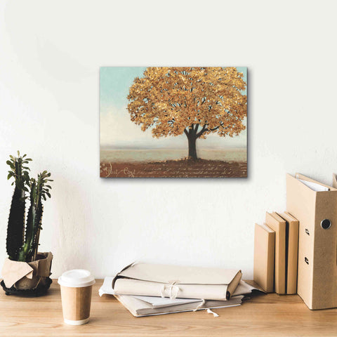 Image of Epic Art 'Gold Reflections I' by James Wiens, Canvas Wall Art,16 x 12