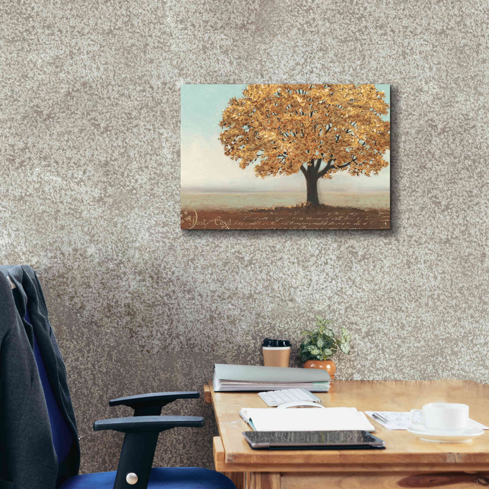 Epic Art 'Gold Reflections I' by James Wiens, Canvas Wall Art,26 x 18