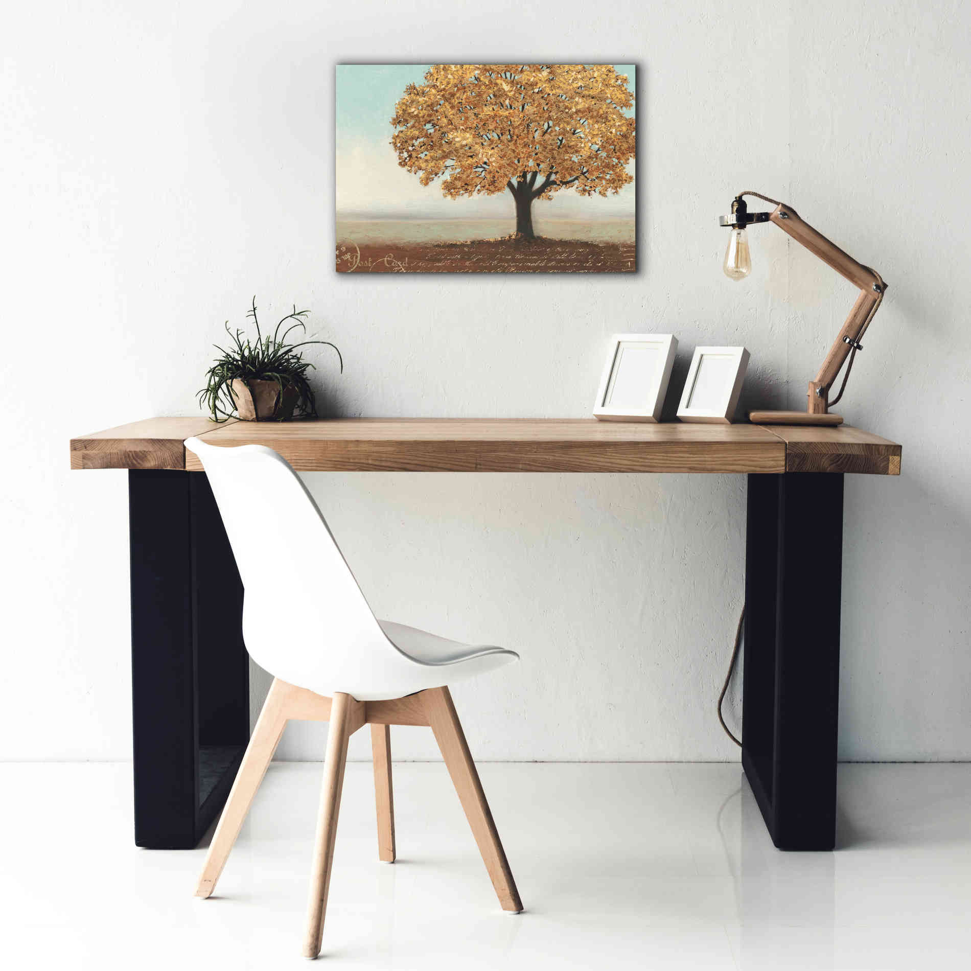 Epic Art 'Gold Reflections I' by James Wiens, Canvas Wall Art,26 x 18