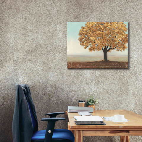 Image of Epic Art 'Gold Reflections I' by James Wiens, Canvas Wall Art,34 x 26